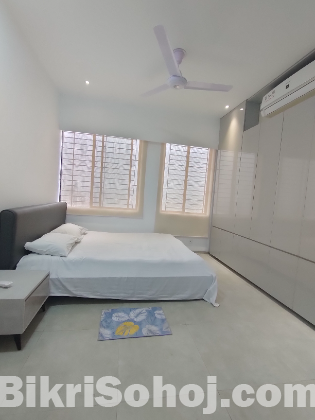 Premium 2-room Furnished Studio Apartment Rent in Baridhara